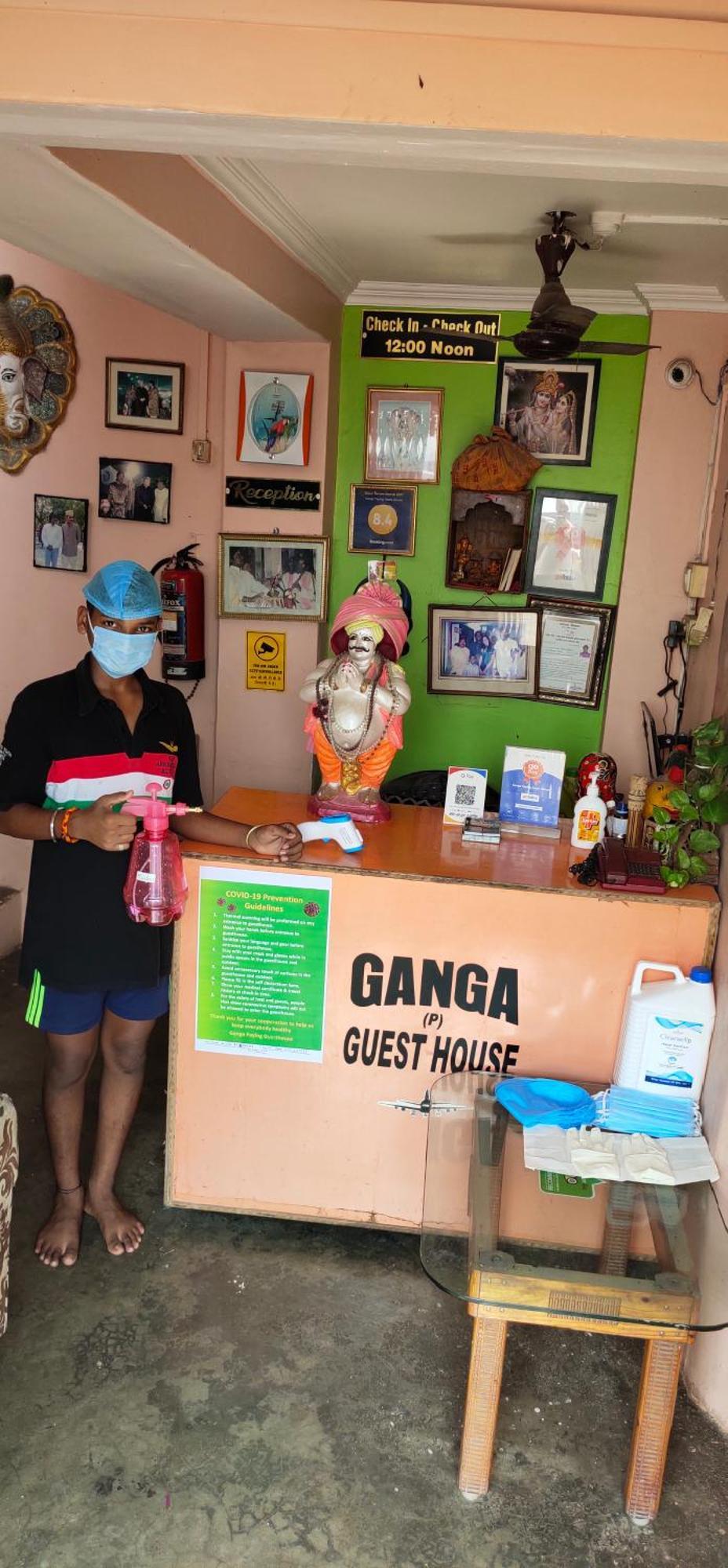 Ganga Paying Guest House Váránasí Pokoj fotografie