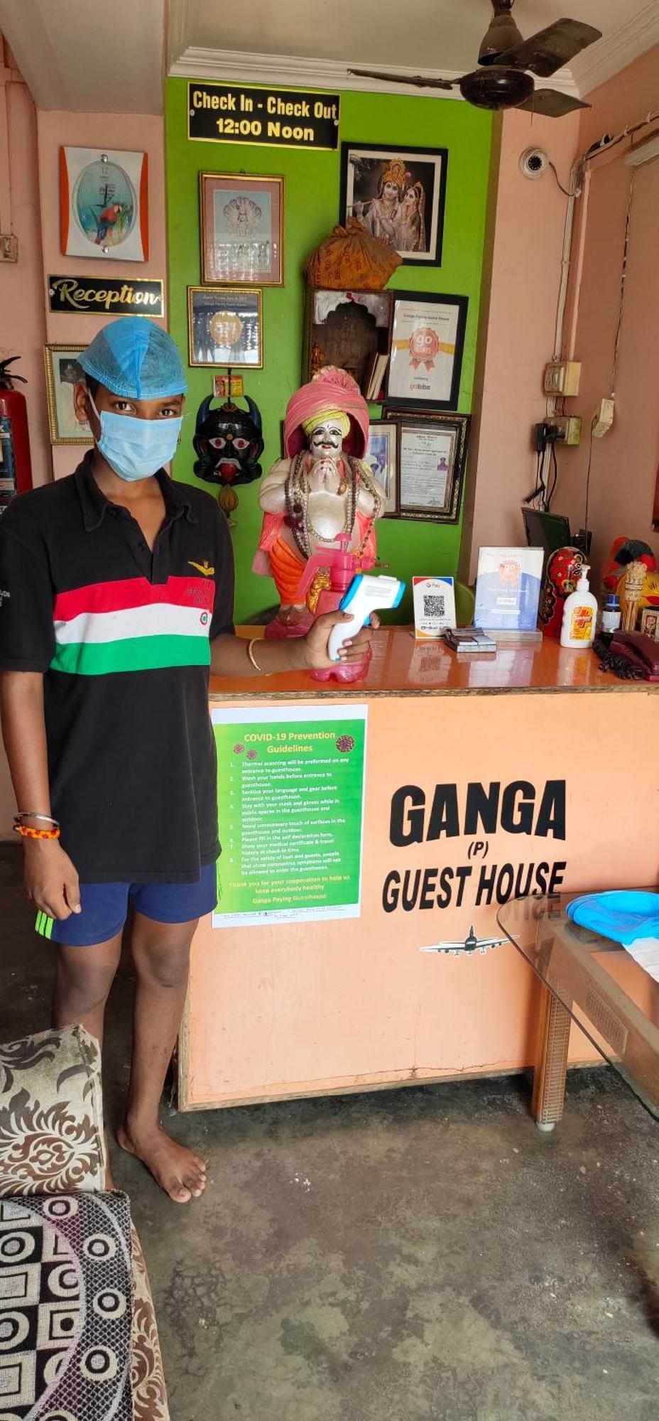 Ganga Paying Guest House Váránasí Pokoj fotografie